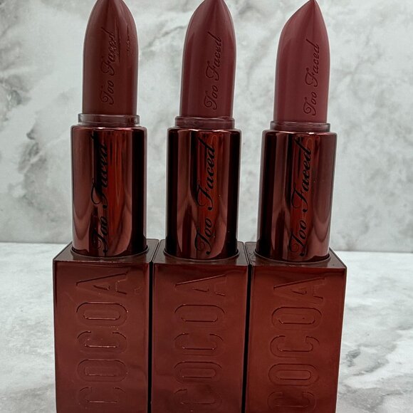 TOO FACED COCO BOLD LIPSTICK 3 DIFFERENT SHADES - Picture 2 of 4